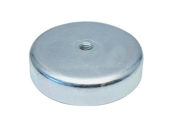 Ferrit-pottemagnet Ø80 x 20mm M10 GALVANISERET ECLIPSE