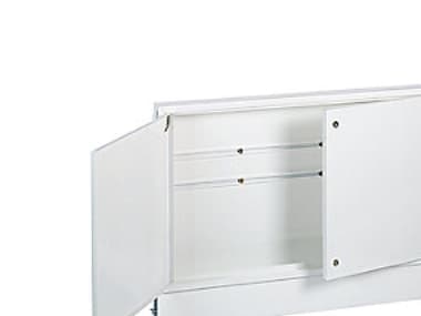 väggskåp 600x700x120 - skåp i zinkmålat stål för installation av golvvärme