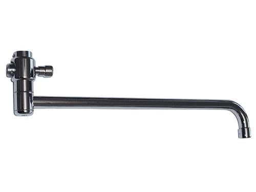 BørmaTud med omskifter - krom tilg. 1/2 afg. 1/2 400mm tudfr.
