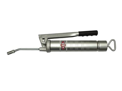 Viktat fettpistol 400 ml - med vinklat fettrör och 4 bricka munstycke, Kabi KF400C