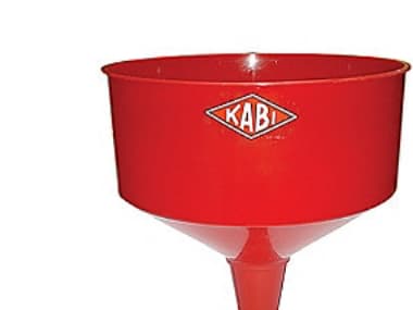 Plasttragt Ø220 mm - og 90 mm høj kant, m/si, Kabi KZ1315