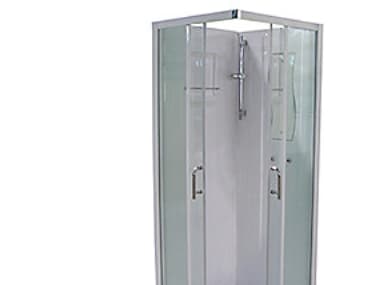 Primeo duschkabin 1-3 - del 1 skjutdörr med ram 79x79x195cm