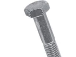 6kt bolt M16x80 8.8 - FZV DIN 931 6kt skruer delgevind stål 8.8 25stk