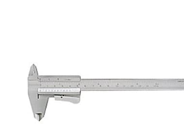 Liukulukolla varustettu liukulukulaite, jossa on kiinnityslukko 0-150 x 0,05 mm ja leuan pituus 40 mm