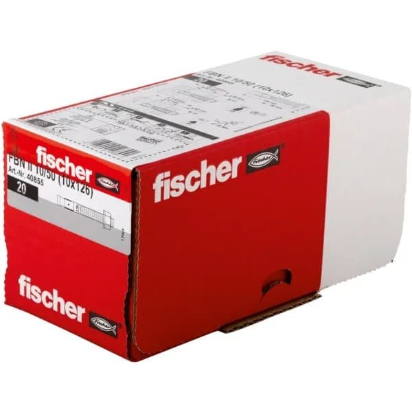 Fischer 40855, Expansionsankare, Betong, M10, ETA-07/0211, 125 mm, 1 cm