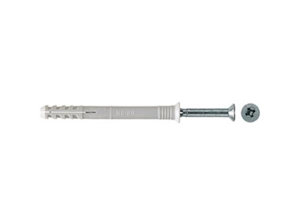 Fischer N 6 x 80 /50 S Sømrawplug 80 mm 6 mm 50353 50 stk