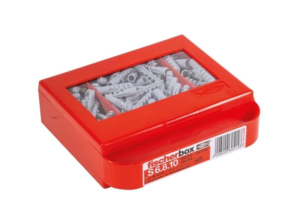 Fischer 60515, Expansionsankare, Tegel, Betong, Plast, Tyskland, 225 styck, Låda