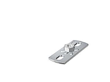 Monteringsfläns GP rostfritt M10 80X30 mm