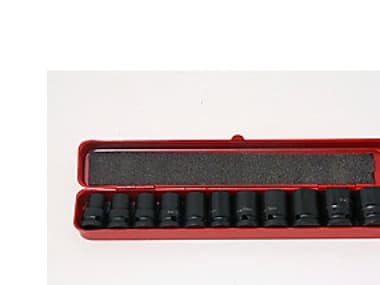 FLAIR 1/2 toppe i metalbox - Str. 10,12-17,19,21,22,24mm