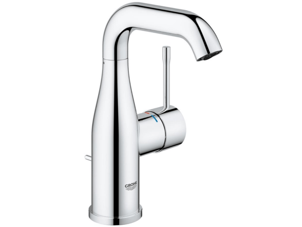 GROHE Essence, Baderomsvask, Kran-håndtak, 1/2", Krom