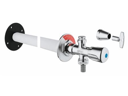 Grohe Pihan pylvääshana 200-500mm - Pakkasenkestävä automaattisella tyhjennyksellä 1/2 41208000