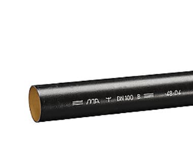 Lige afløbsrør 65-3000 sort - MA