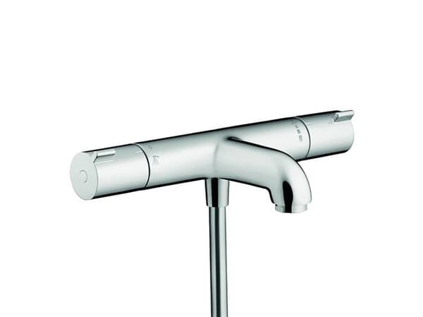 HANSGrohe Ecostat 1001CL termostatarmatur med fast kartud, 1/2" bruserafgang ned og eksklusiv rosetter og tilgangsstykker