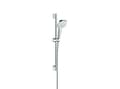 Miniatyrbild 4 av 5: HANSGrohe Croma Select S Vario duschset med 650 mm duschstång, Ø110 mm handdusch med 3 sprayfunktioner och 1,6 meter duschslang