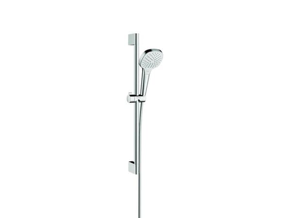 HANSGrohe Croma Select S Vario duschset med 650 mm duschstång, Ø110 mm handdusch med 3 sprayfunktioner och 1,6 meter duschslang