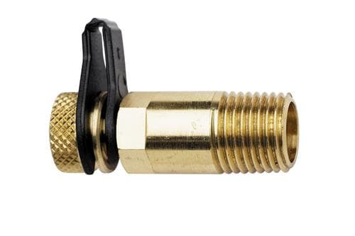TA målenippel 1/4'x103mm - Lang ny Model, A-Metal DZR afzinkningsfrit messing