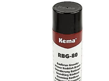 Kema grunder RBG-80 rødbrun - Eksklusiv afgift. UN 1950 Aerosoler, Brandfarlige 2.1 500ml