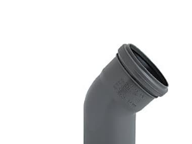 Ht-Pp (Amax Pro) Ø40 mm X 45° Harmaa taivutus