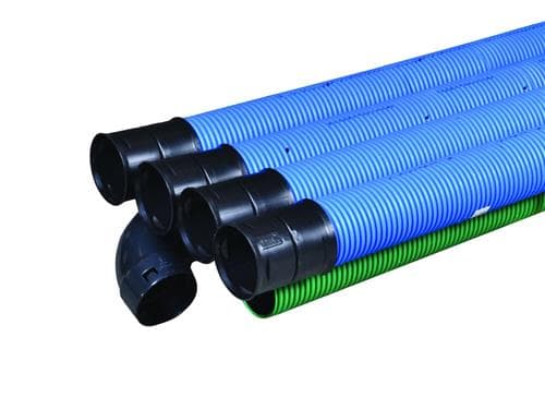 Sivestreng 110mm. 1x15m - komplet. for gravitation. Wavin PE
