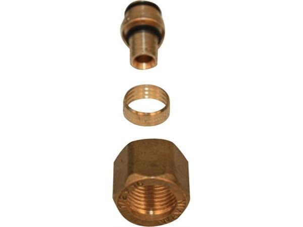 Ø16x2,0 mm Alupex Koblingssæt ½" til Wavin ½ nipler til omløber