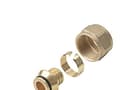 Miniatyrbilde 1 av 4: Ø16x2,0 mm Alupex Koblingssæt ½" til Wavin ½ nipler til omløber