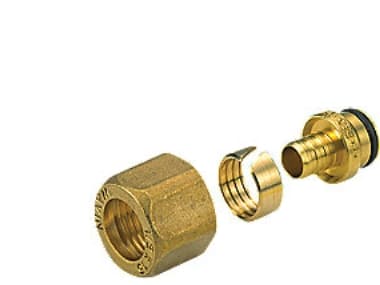 Wavin ø20x2,25mm Alupex kblsæt - Alupex koblingssæt 3/4