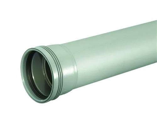 Wafix PP-avloppsrör med hylsa 110 x 500 mm grått
