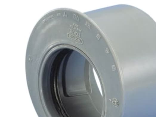 Wafix PP reduktion kort Ø110 x Ø50 mm grå