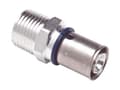 Miniatyrbilde 1 av 2: Wavin 63x2 Tigris M1 ovg np - 63x2 Tigris metal overgang m/nippel