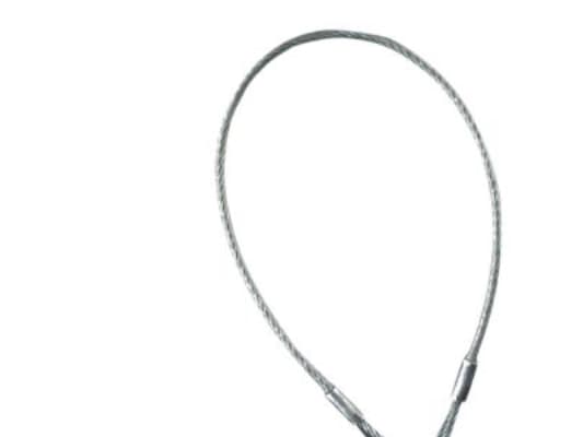 FallSafe monteringsstrop 1m - Ø8mm stålslynge inkl. karabinkrog FS802