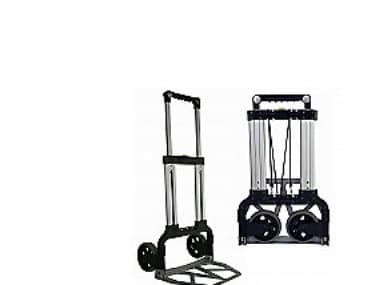 Bagagevogn, sammenklappelig. Klarer 125 kg. Super handy at have med.Kun 6,5 cm dyb når den er klappet sammen