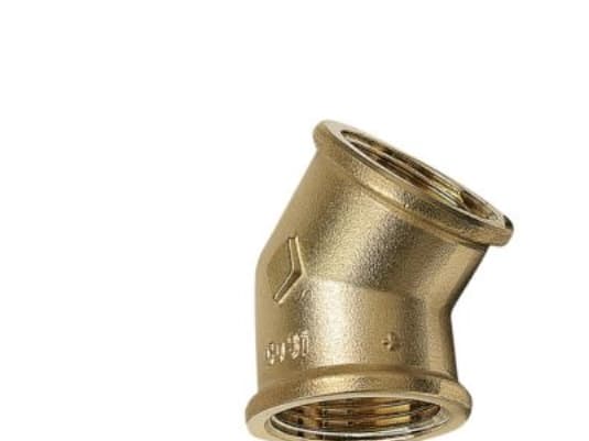 PURAFIT vinkl.1 mf/mf.45° - .Siliciumbronze.Blyfri.