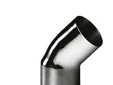 Taivutus 45° 22 mm - muhvilla ja sileällä päädyllä varustettuna