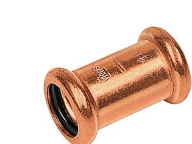 suora pistorasia 12 mm - Cu press. M- ja V-alustat