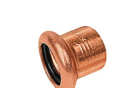 slutmuffe 22 mm - Cu press. M og V bakker