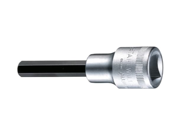 STAHLWILLE 1054/5, Hylssats, 1/2", Metrisk, 5 huvuden, 5 mm, Krom