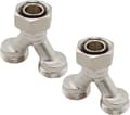 Miniatyrbilde 2 av 2: Uponor Fluvia dobbeltfordeler 2xG3/4-3/4" Euro