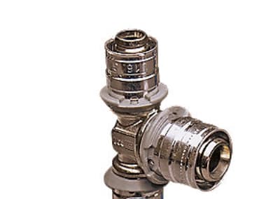 MLC-puristimen T-kappale 40-25-40mm - lattialämmitykseen ja lämpimän käyttöveden ja pattereiden lämmitysjärjestelmiin