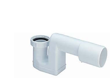 Viega vandlås 1 1/2" x 40/50 mm plast hvid