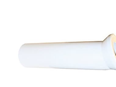 Viega kelan mutka 22,5° 360 mm muovi/valkoinen