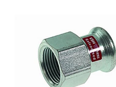 VSH overgang muffe/muffe 28 mm X 3/4 fz