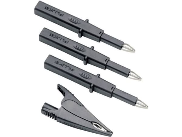 Fluke TLK290, Testausjohdin, -anturi ja klipsisarja, Musta, Hopea, CAT II, CAT III, CAT IV, 1000 V, 8 A, 4 kpl