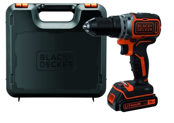 BLACK+DECKER BL186K - Drill/driver - trådløs - 2 hastigheter - nøkkelfri borhylse 13 mm - 52 N·m - 18 V