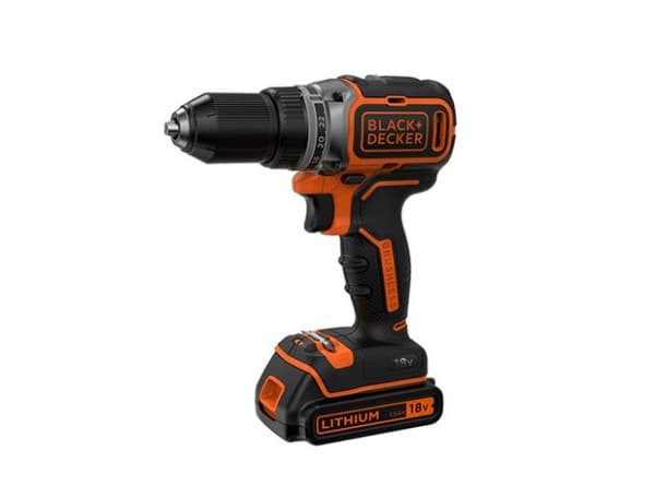 BLACK+DECKER BL186K - Drill/driver - trådløs - 2 hastigheter - nøkkelfri borhylse 13 mm - 52 N·m - 18 V
