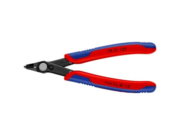 Knipex 78 31 125, Avbitartång, 1,25 cm, 9 mm, 7,5 mm, 0,2 mm, 60 HRC
