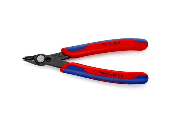 Knipex 78 31 125, Avbitartång, 1,25 cm, 9 mm, 7,5 mm, 0,2 mm, 60 HRC