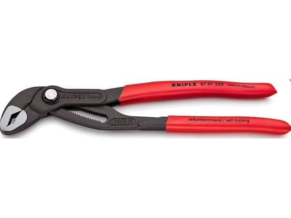 Knipex 87 01 250, Tunge-og-spids tang, Plast, Röd, 250 mm, 335 g