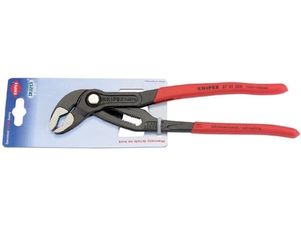 Knipex 87 01 250, Tunge-og-spids tang, Plast, Röd, 250 mm, 335 g