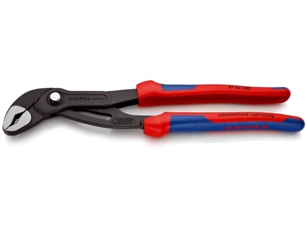 Knipex Cobra, Skrutang, 7 cm, 6 cm, Kromvanadiumstål, Plast, Blå, Rød
