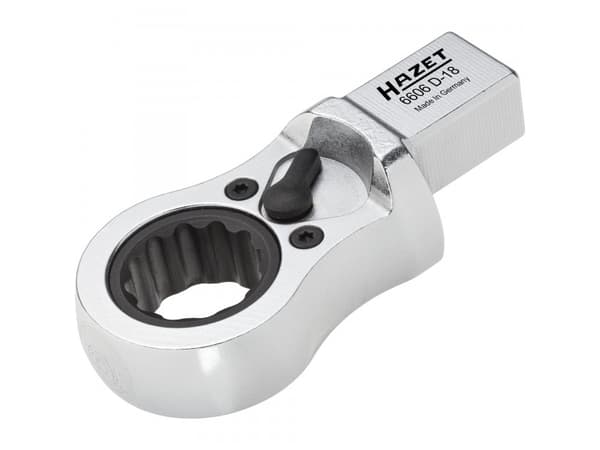 HAZET 6606D-21, Yksittäinen kohde, jakoavaimen päätyliitin, Kromi, 21 mm, 40 mm, 81 mm
